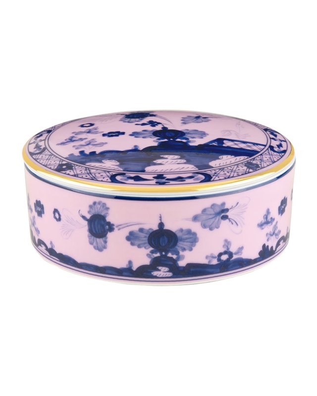 Oriente Italiano Round Box with Cover